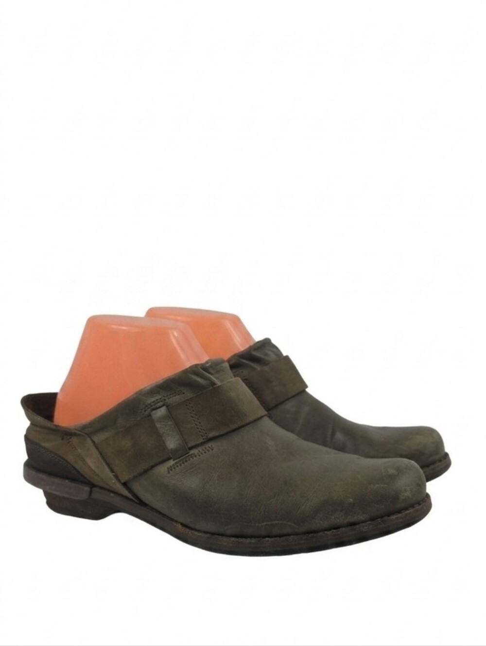 Patagonia Addie Peat Brown Leather Women's Clogs‎ Size 8